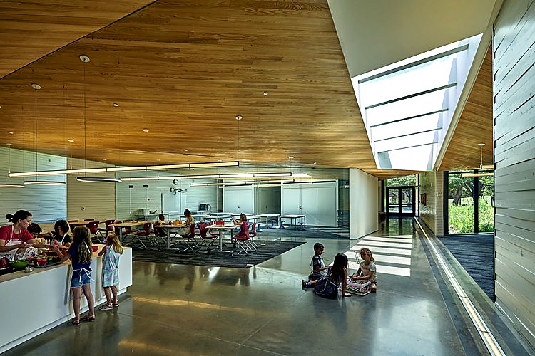 Andrew Hillman. Lamplighter School Hillman Innovation Lab interior